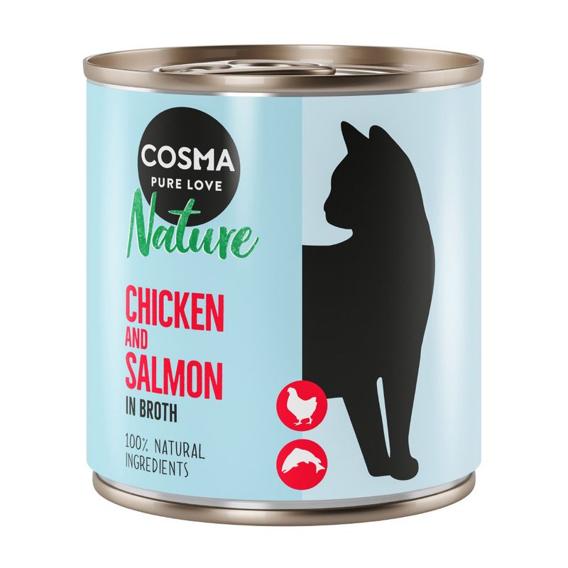 Zooplus Cosma Nature 24 x 280 g Alimento umido per gatti Bestseller