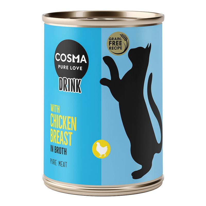 Zooplus Cosma Drink 6 x 100 g Bevanda snack per gatto Comprane uno, ottenene uno gratis