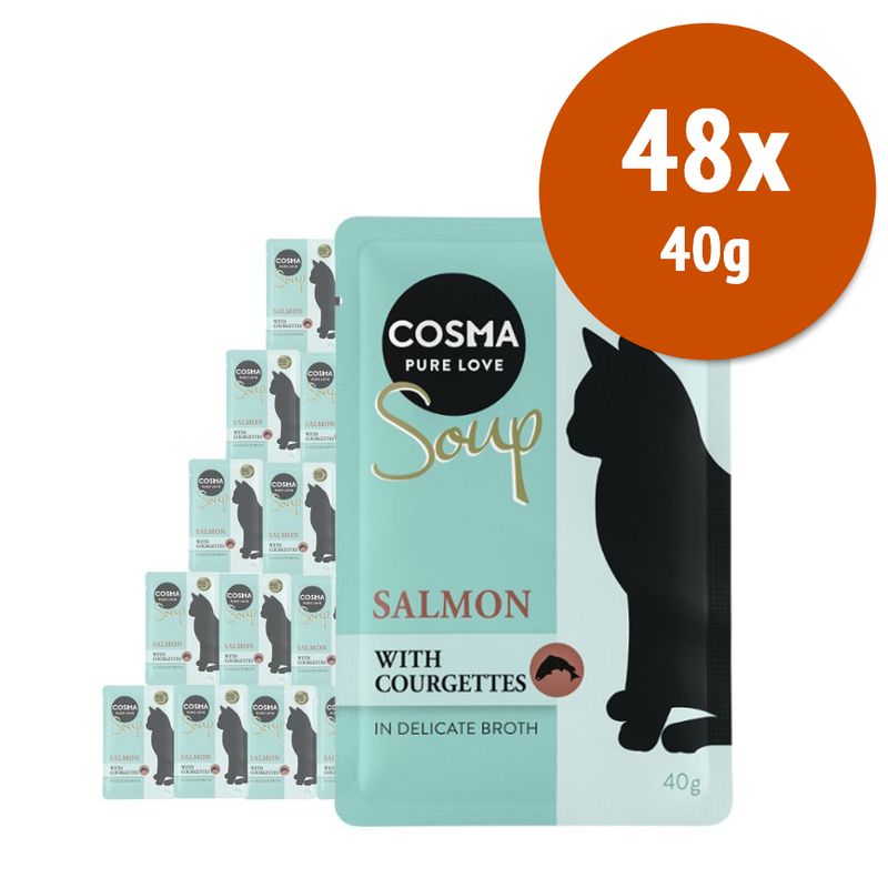 Zooplus Cosma Soup 48 x 40 g Alimento umido per gatti Offerte giornaliere