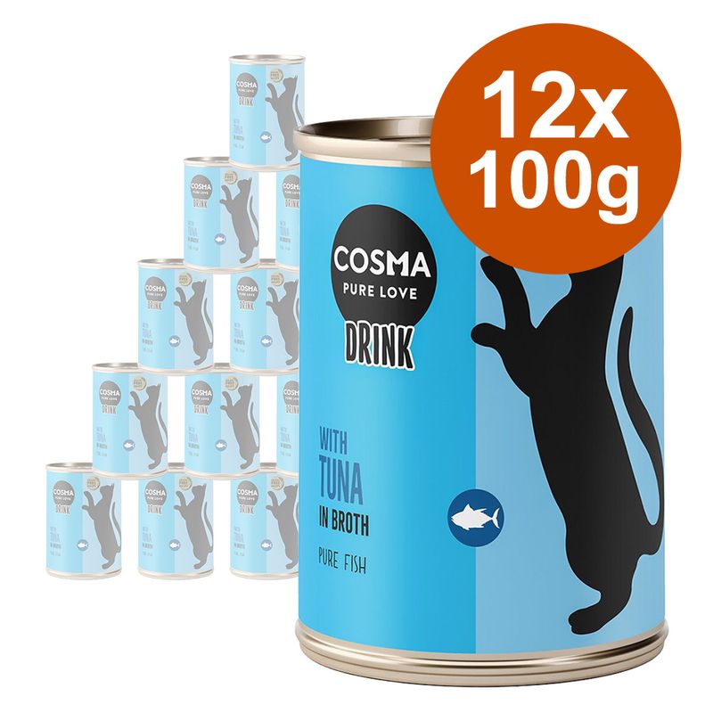 Zooplus Multipack risparmio Cosma Drink 12 x 100 g Bevanda snack per gatto