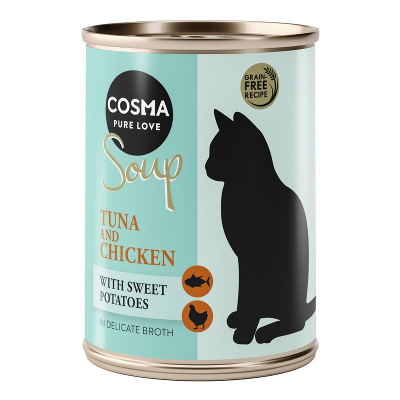 Zooplus Cosma Soup 12 x 100 g umido gatto Super Saving Price