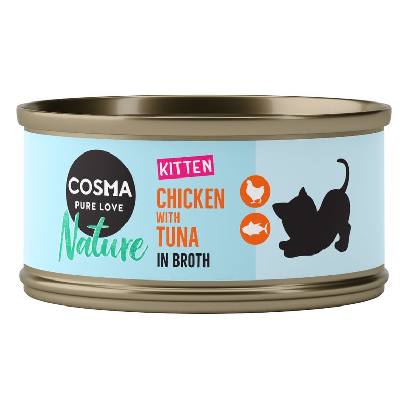 Zooplus Cosma Nature Kitten 6 x 70 g Offerta settimanale