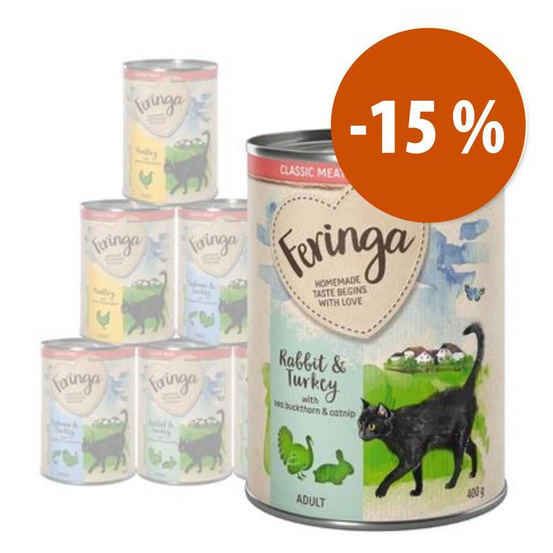 Zooplus Prezzo speciale Feringa Classic Meat Mix Alimento umido per gatti Ritorno libero