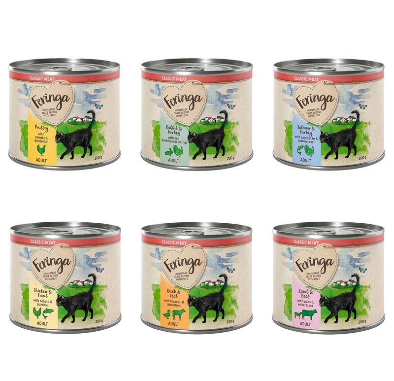 Zooplus Prezzo speciale Feringa Classic Meat Mix Alimento umido per gatti Ritorno libero