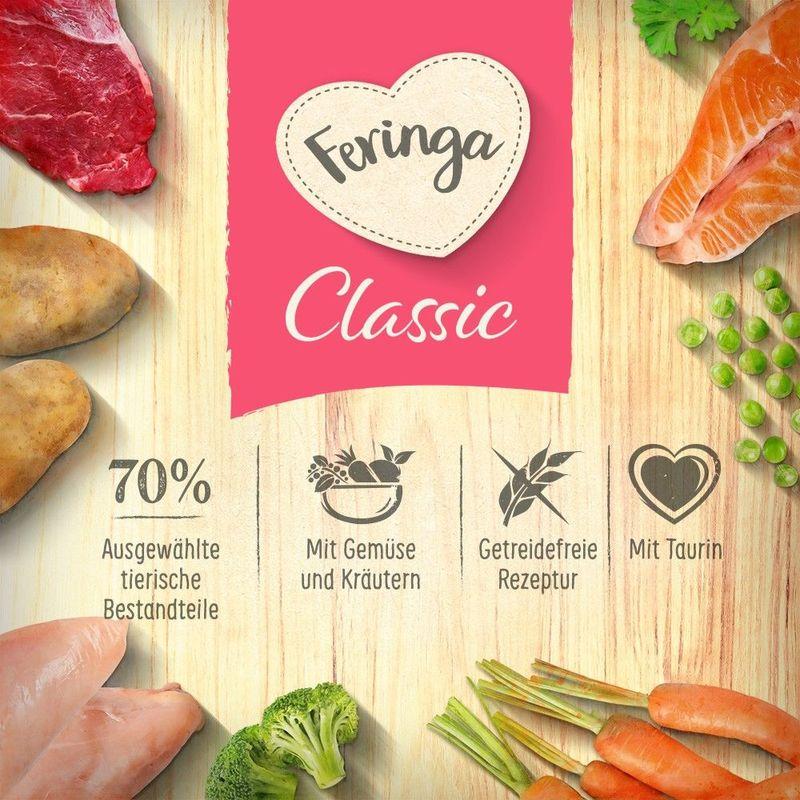 Zooplus Feringa Classic Meat Menù 6 x 400 g umido per gatti Rilascio limitato