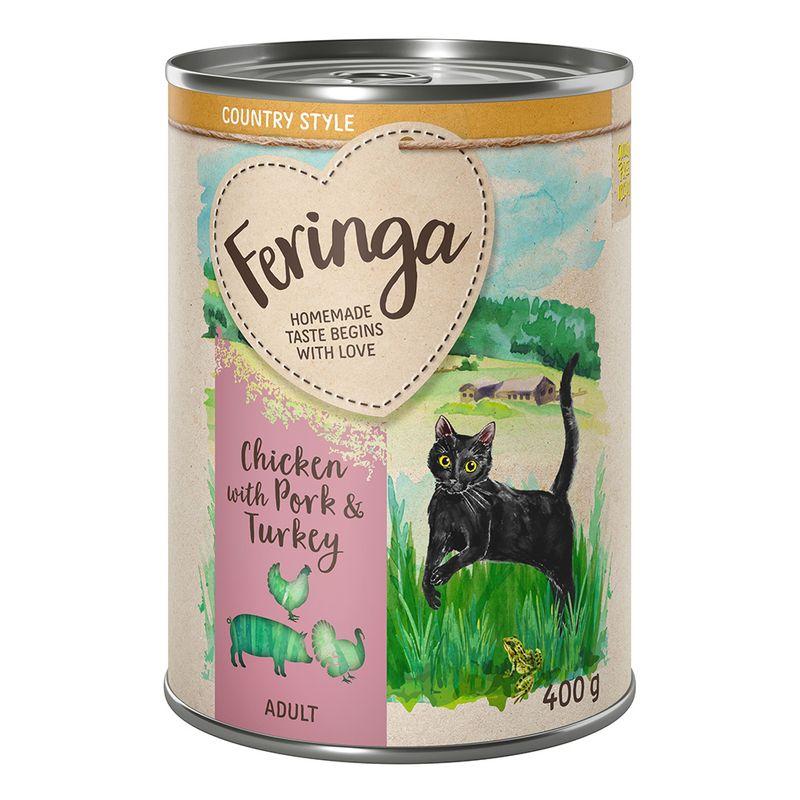 Zooplus Prezzo speciale 6 x 400 g Feringa Country Style Menù umido per gatti Ultimi tre giorni