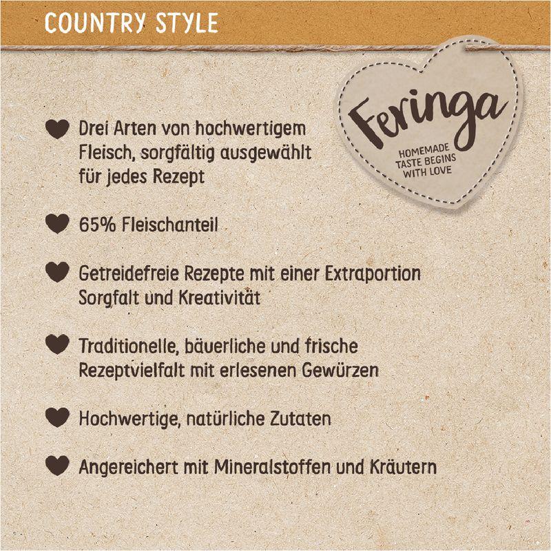 Zooplus Prezzo speciale 6 x 400 g Feringa Country Style Menù umido per gatti Ultimi tre giorni