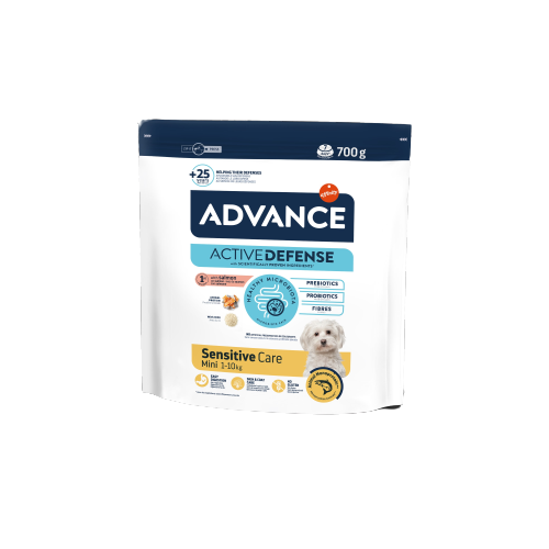 Miscota Advance Cibo Secco Mini Sensitive di Salmone e Riso Pezzi Unici