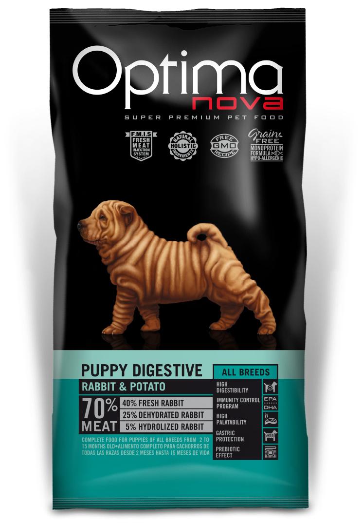 Miscota Optimanova Cibo Secco Puppe Digestive Coniglio e Patata Hotsell