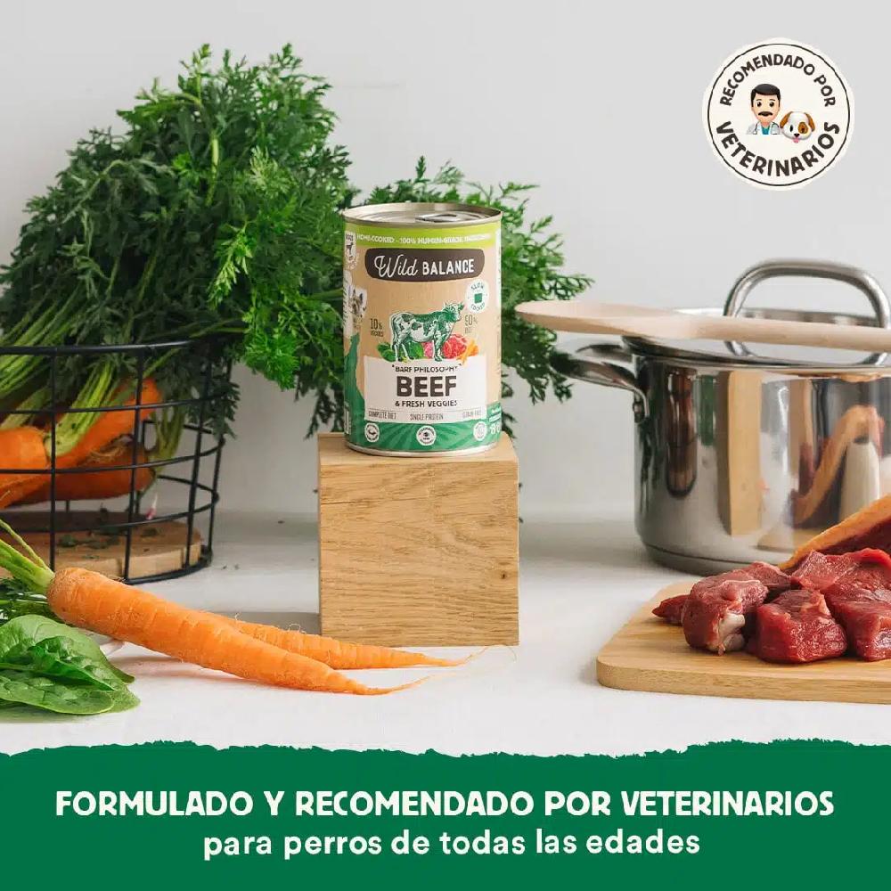Miscota Wild Balance Menu Completo di Vitello per Cani Presa