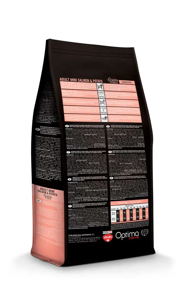 Miscota Optimanova Cibo Secco Adult Mini Salmone e Patata Grain Free 2025