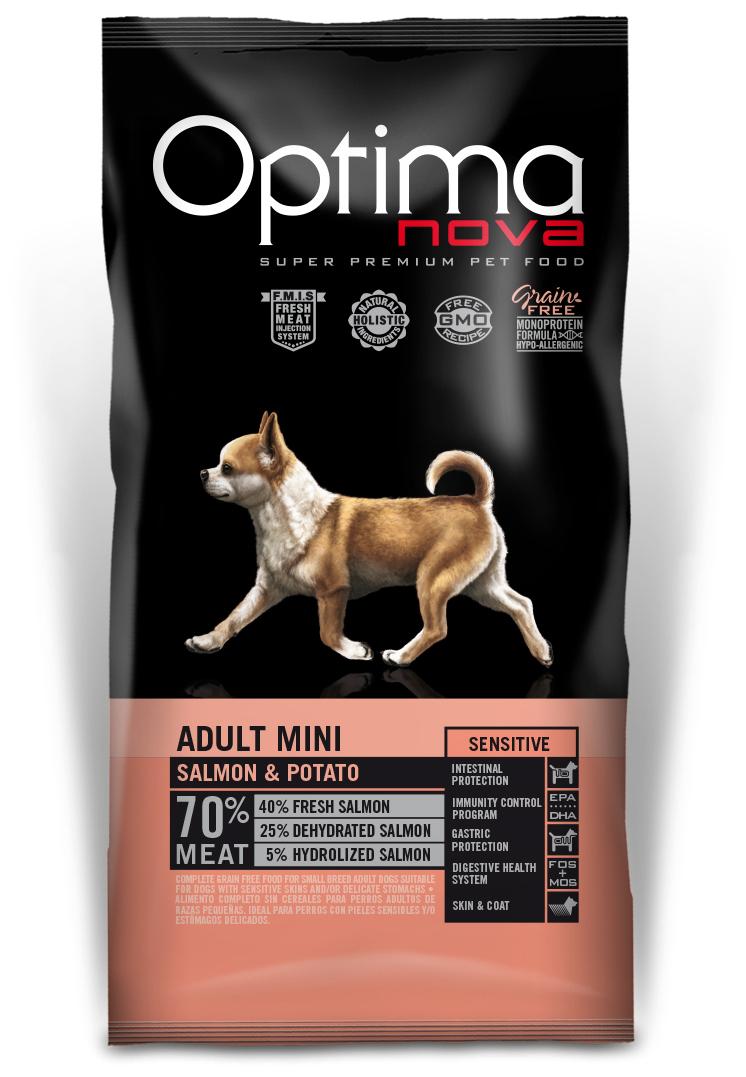Miscota Optimanova Cibo Secco Adult Mini Salmone e Patata Grain Free 2025
