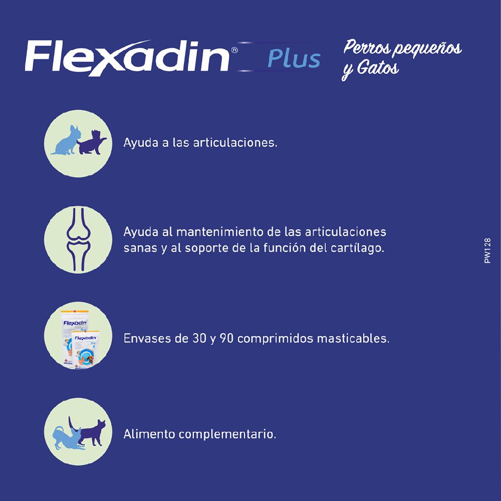 Miscota Vétoquinol Flexadin Plus per Piccoli Cani e Gatti Spedizione Gratuita