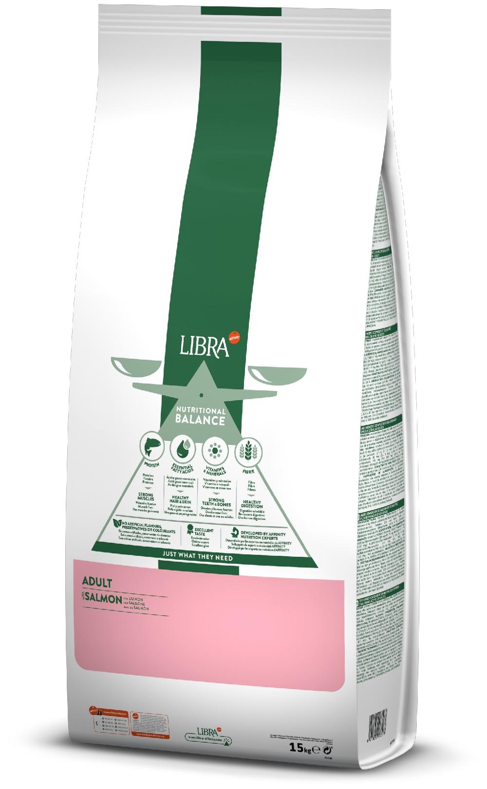 Miscota Libra Dog Cibo Secco per Cani Adult di Salmone Convenienza