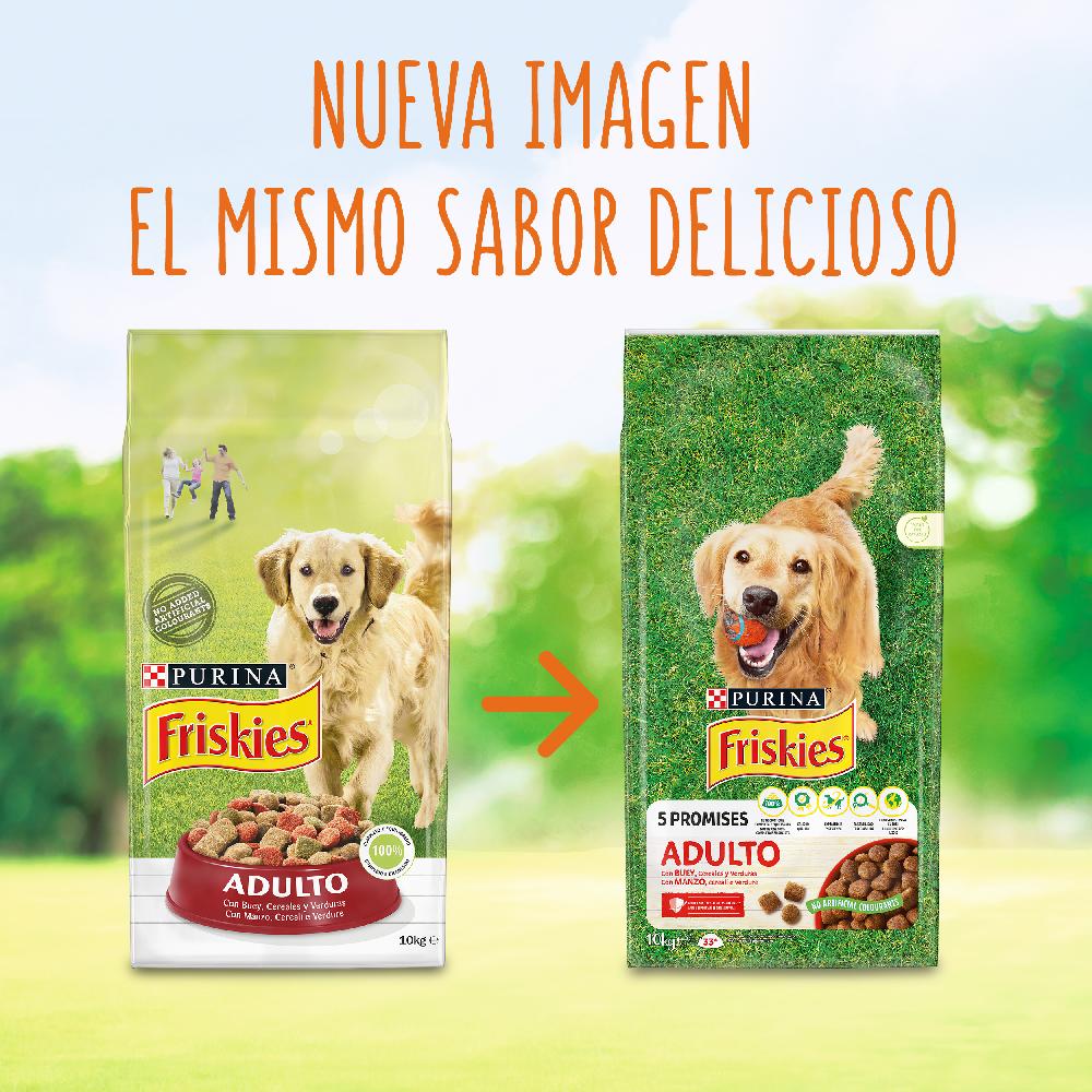 Miscota Purina Friskies Cibo Secco per Cani Adult di Carne e Ortaggi Saldi