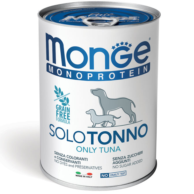 Miscota Monge Cibo Umido Per Cani Ns Wet Paté 100% Tonno In Saldo