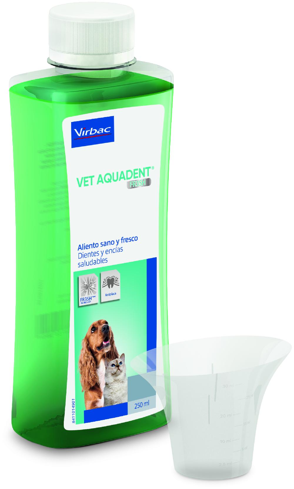 Miscota Virbac Vet Aquadent Liquido per l'Igiene Dentale di Cani e Gatti Consegna Veloce