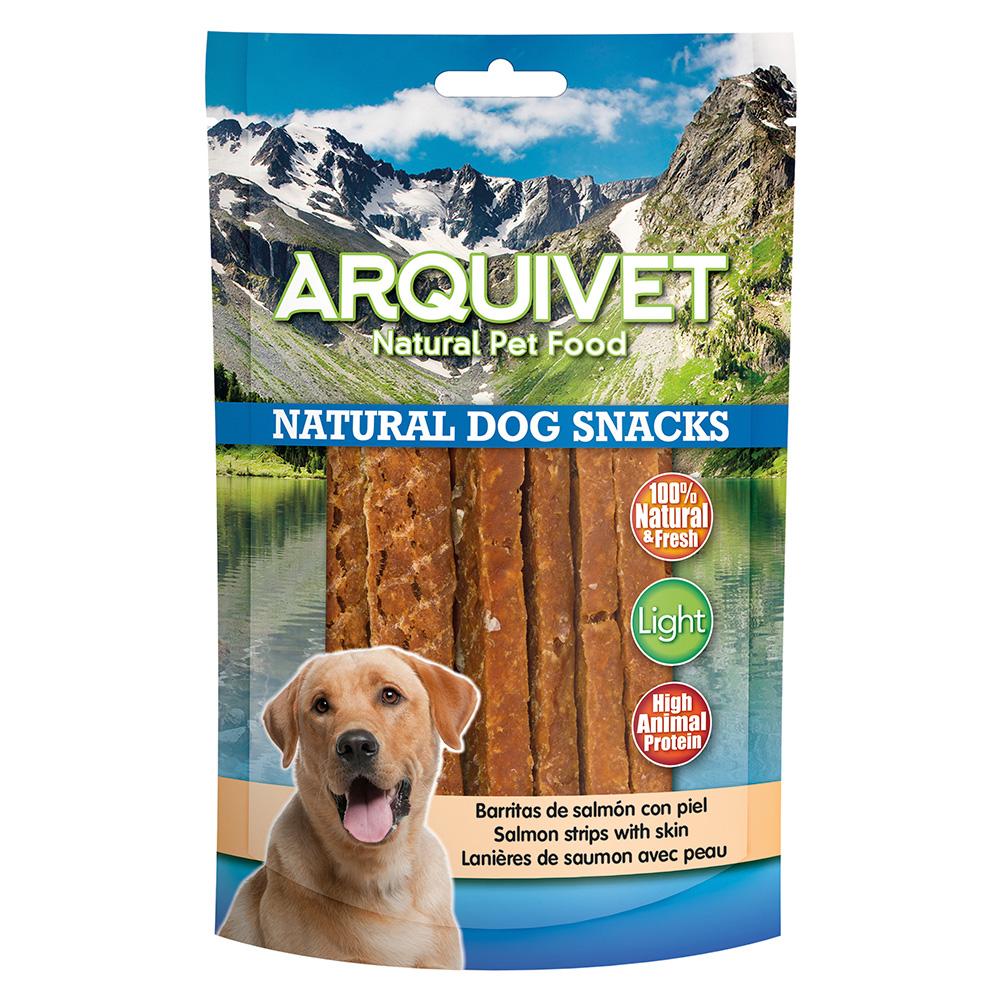Miscota Arquivet Snack naturale per cani Barrette di salmone con la pelle Offerta
