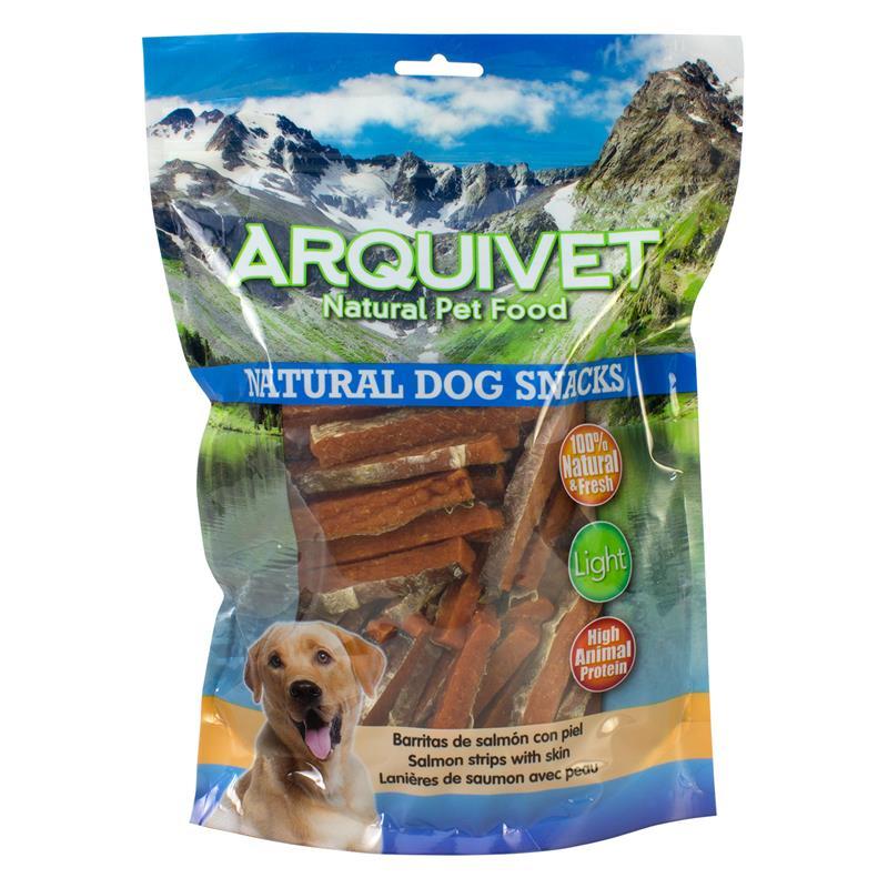 Miscota Arquivet Snack naturale per cani Barrette di salmone con la pelle Offerta