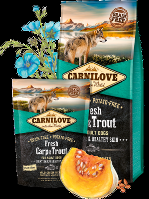 Miscota Carnilove Fresh Carp & Trout Hair & Skin Economico