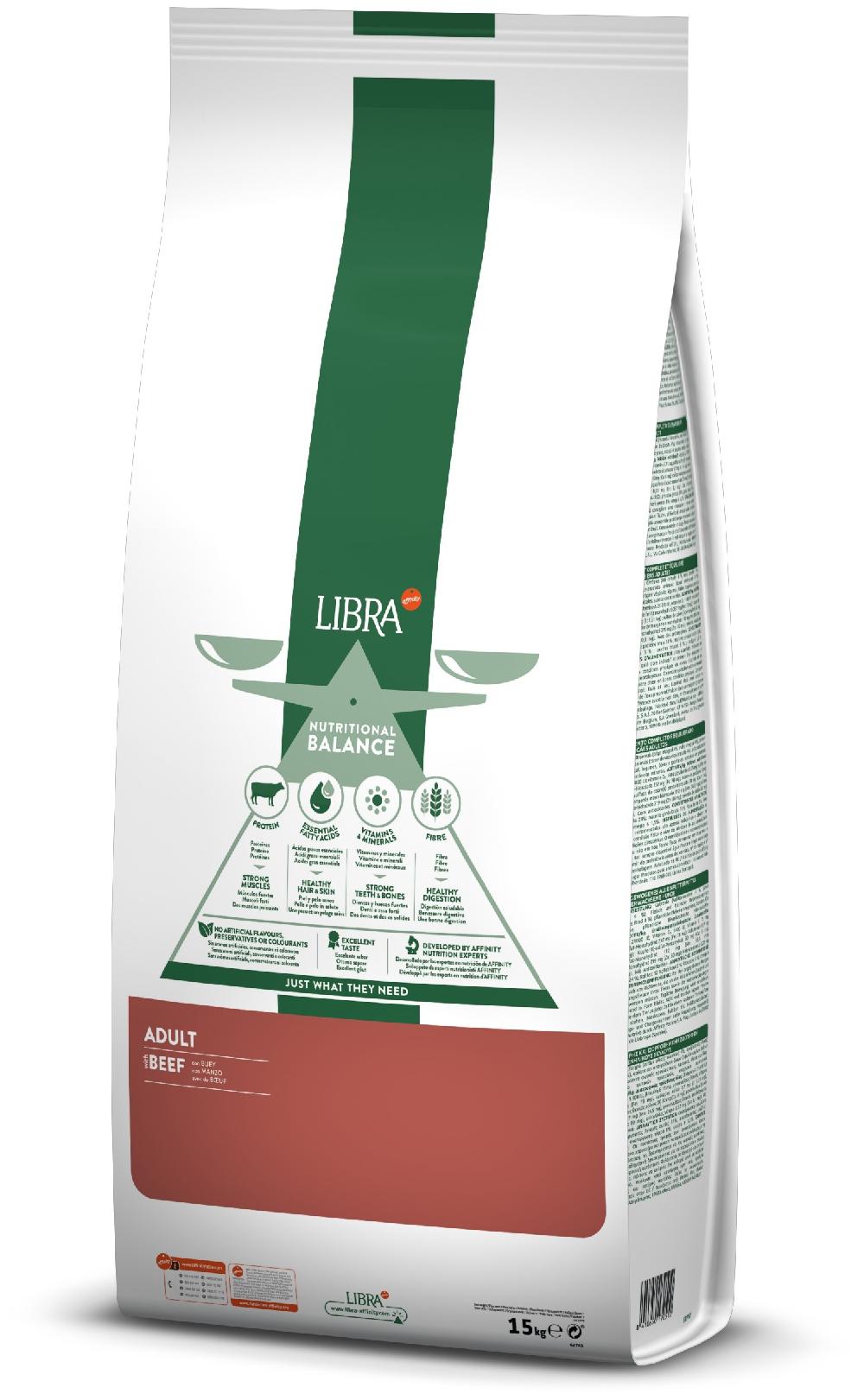 Miscota Libra Dog Cibo Secco per Cani Adult di Bue Qualità