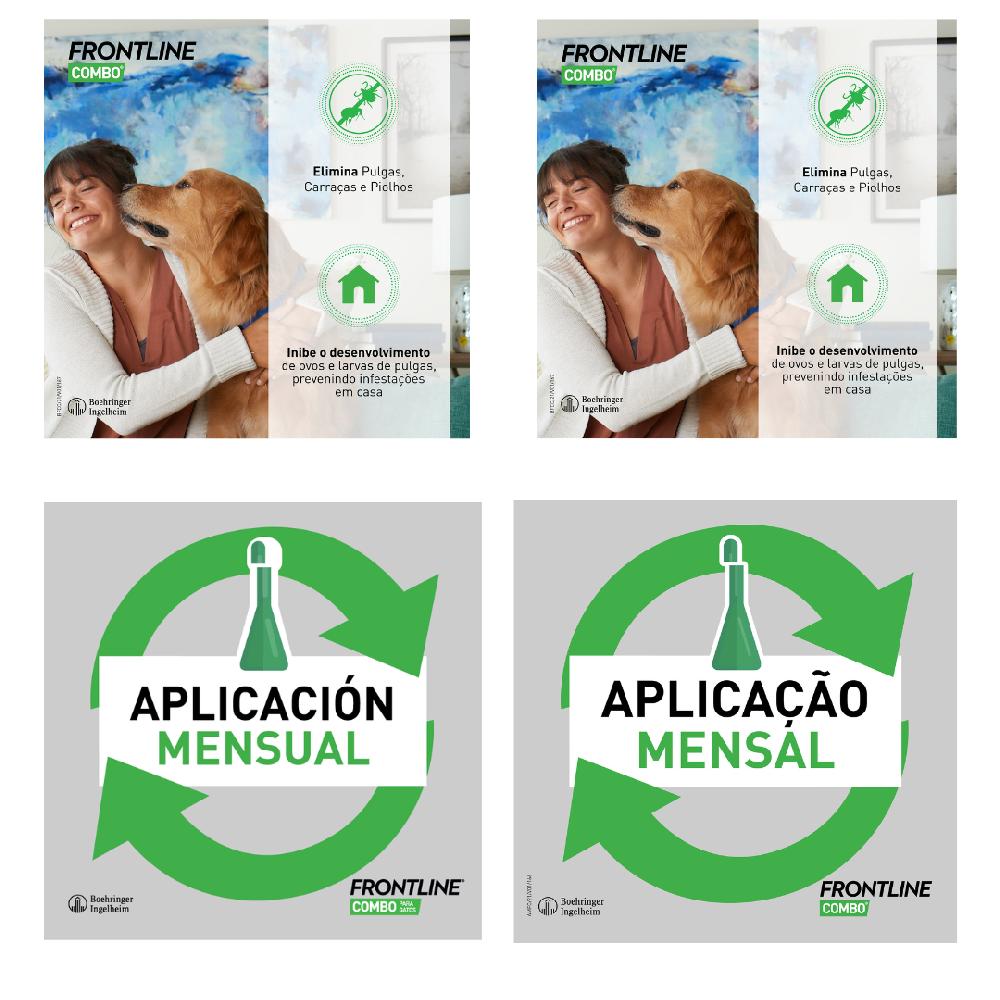 Miscota Frontline Pipette Combo per Cani Piccoli Piccola Taglia 2-10 Kg Offerta temporanea