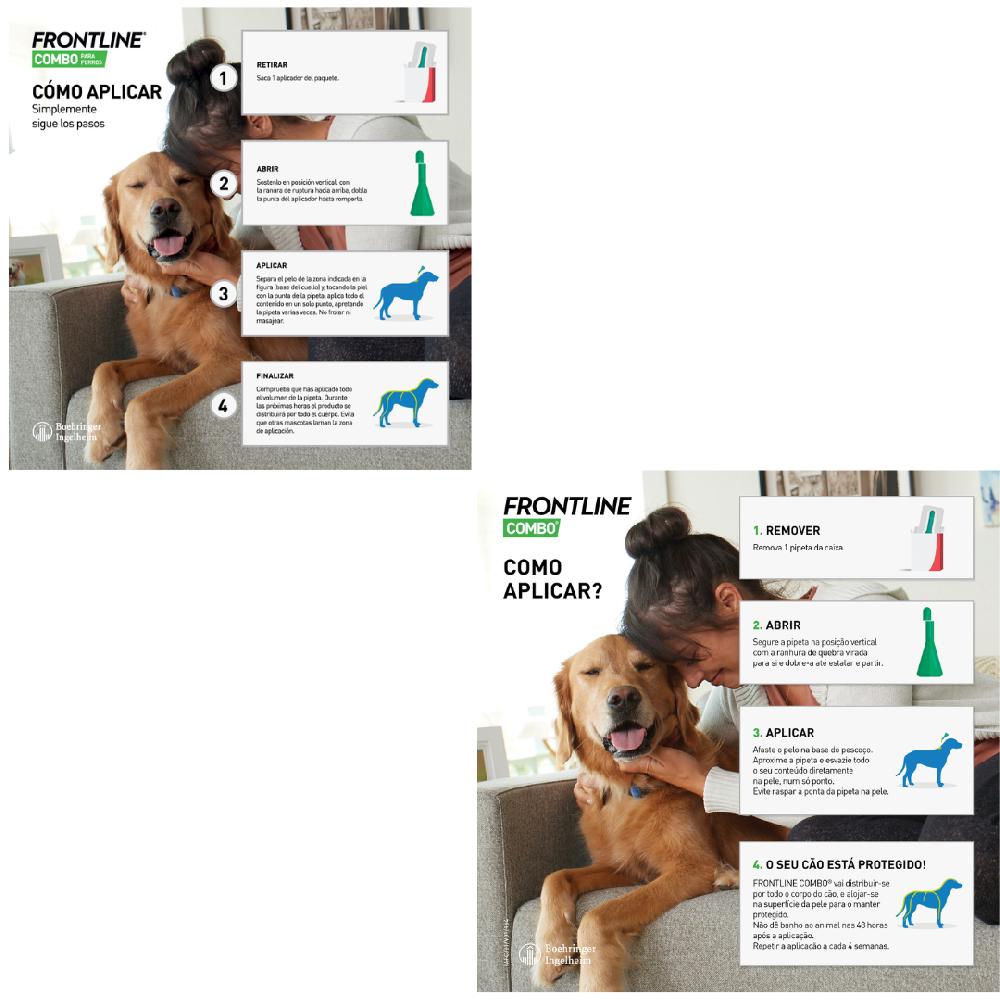 Miscota Frontline Pipette Combo per Cani Piccoli Piccola Taglia 2-10 Kg Offerta temporanea