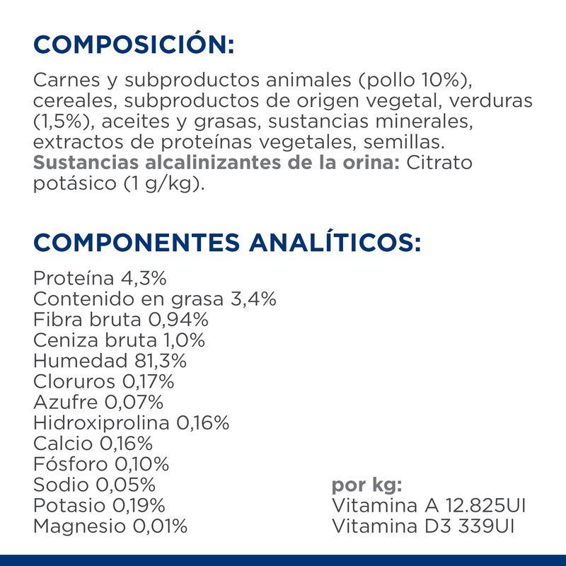 Miscota Hill's Cibo umido PD c/d Multicare Spezzatino per malattie urinarie nei cani I Più Venduti