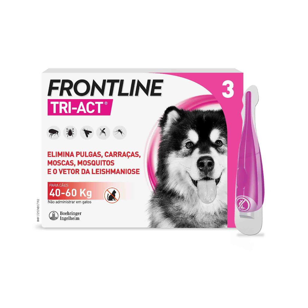 Miscota Frontline Pipette Tri Act per Cani Taglia Gigante 40-60 Kg Nuova