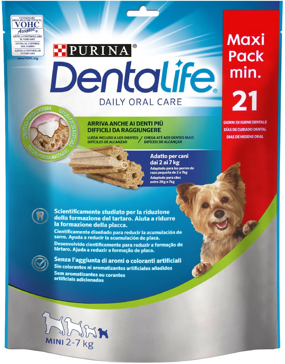 Miscota Dentalife Snack per la Cura del Cavo Orale per Cani in Miniatura da 2 a 7 Kg Fino Al -60%