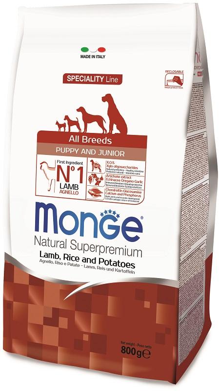 Miscota Monge Cibo Secco per Cani NS Puppy Agnello Riso e Patata Spedizione gratuita
