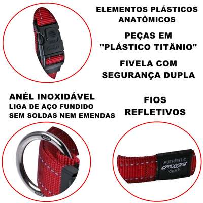 Miscota Rogz Collare riflettente Utility riflettente regolabile Utility Rosso Offerta temporanea