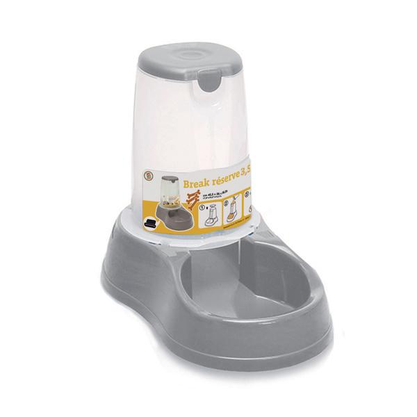 Miscota Zolux Dosatore di cibo in plastica antiscivolo grigio Offerta speciale della fabbrica