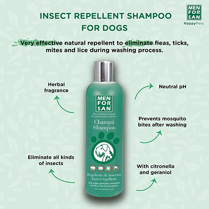 Miscota Men For San Shampoo Repellente Naturale per Insetti con Citronella In Linea