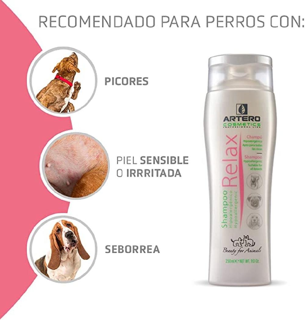 Miscota Artero Shampoo Relax Ipoallergenico per Cani e Gatti Vendite Flash