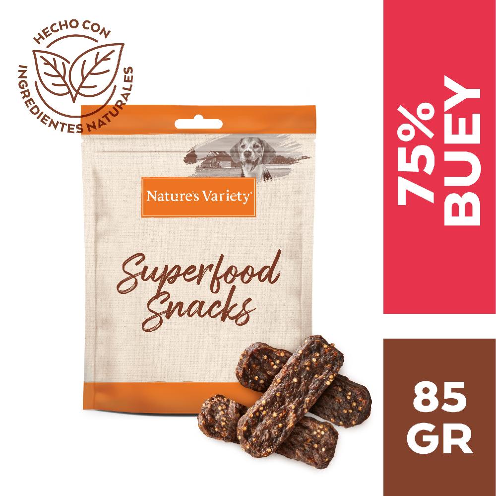 Miscota Nature's Variety Snacks Superfoods Manzo Fornitura limitata