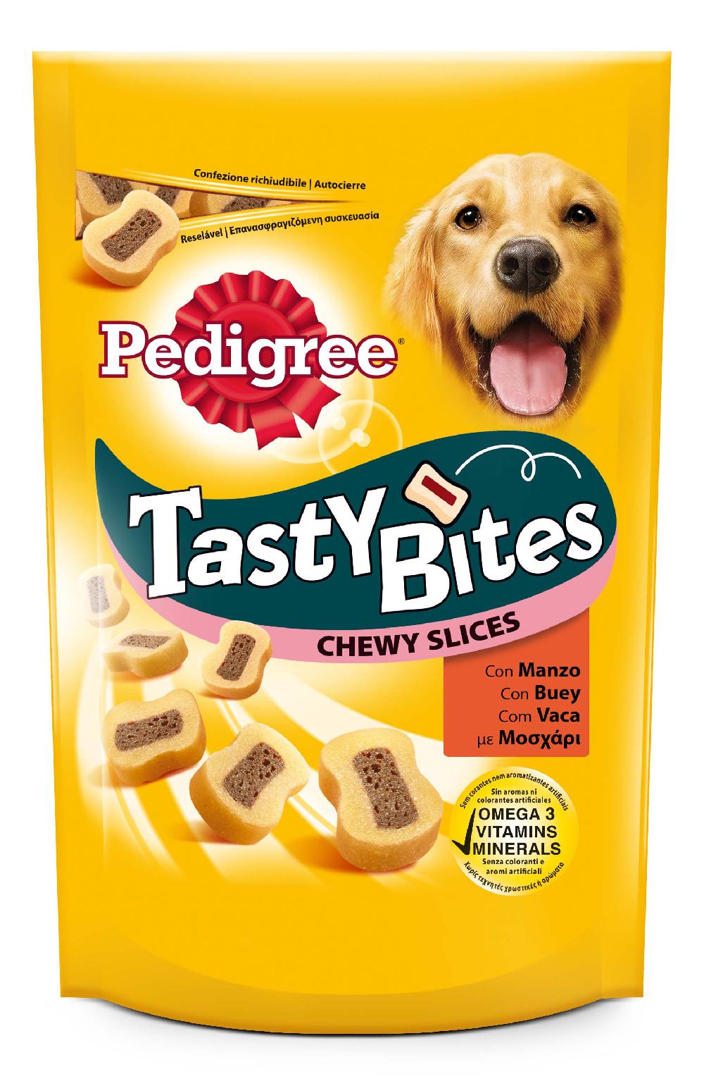 Miscota Pedigree Tasty mini snack per cani al gusto di bue e uccelli Bestseller