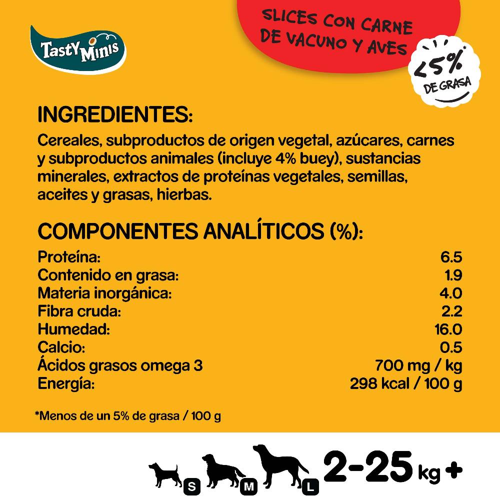 Miscota Pedigree Tasty mini snack per cani al gusto di bue e uccelli Bestseller