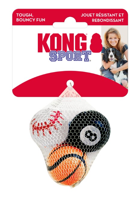 Miscota KONG Sport Balls 3 Confezione Xs Sostegno trimestrale