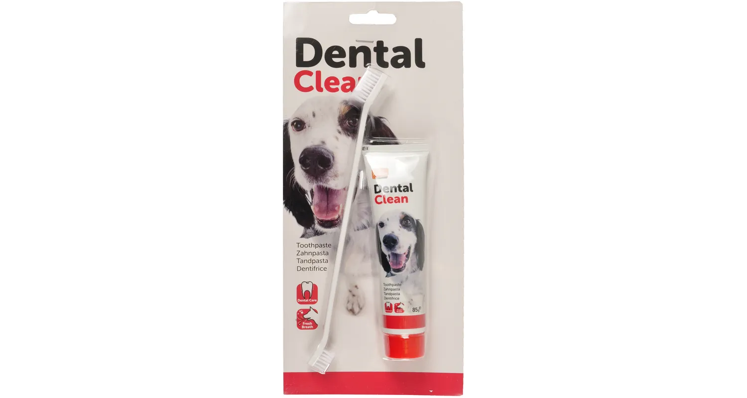 Miscota Flamingo Kit Spazzolino da Denti e Dentifricio per Cani In Saldo