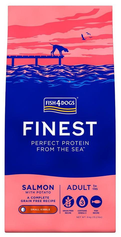 Miscota Fish4Dogs Finest Adult Complete (Piccole Crocchette) Salmone Cyber Monday