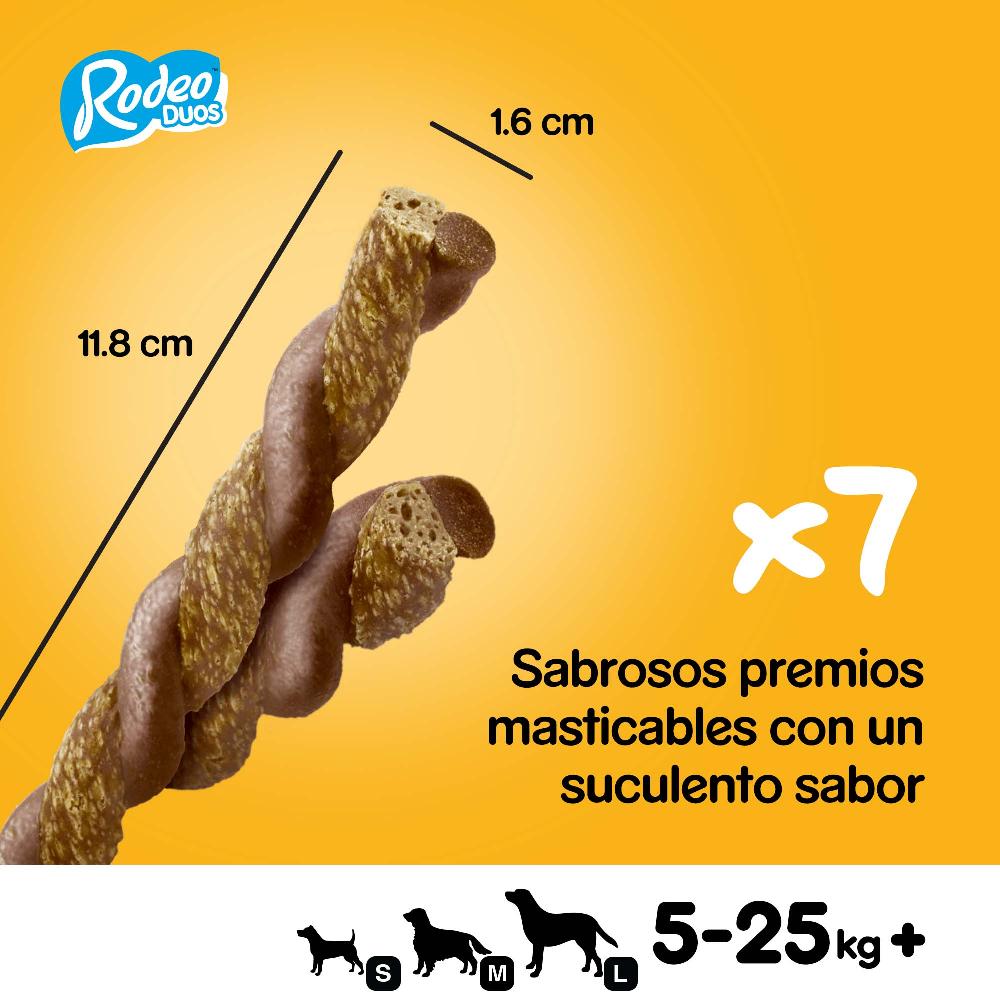 Miscota Pedigree Rodeo Duos Snack for Dogs Gusto Pollo e Pancetta Enormi risparmi