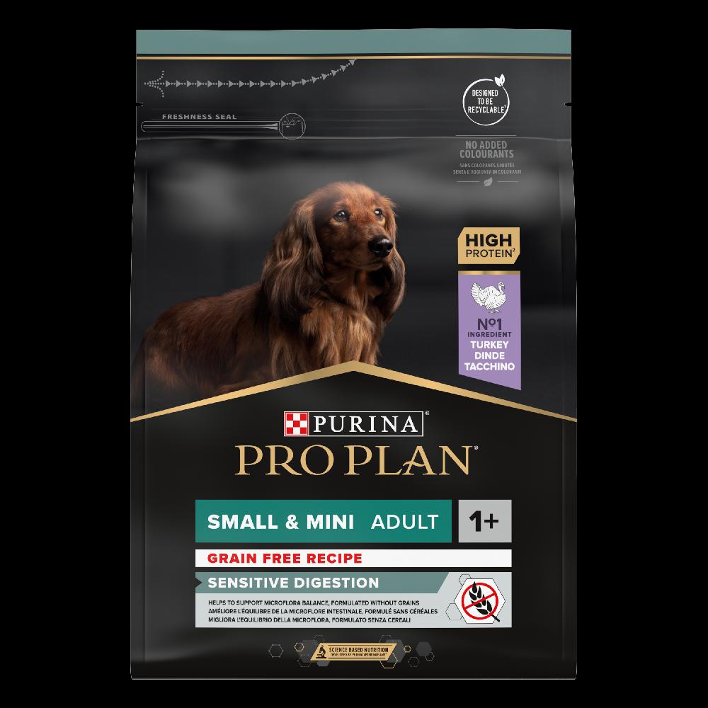 Miscota Purina Pro Plan Optidigest Grain Free Adulti Tacchino Small/Mini In Linea
