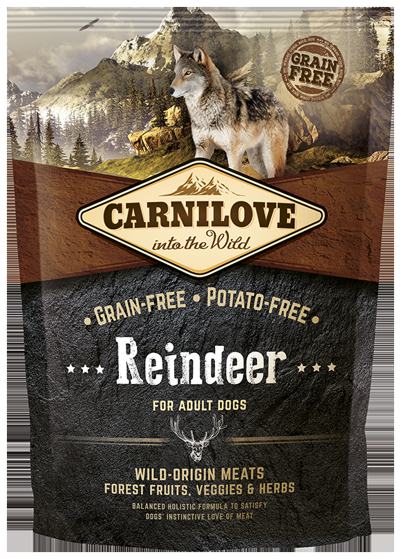 Miscota Carnilove Cibo Secco Natural Adult Reno per Cani Offerta