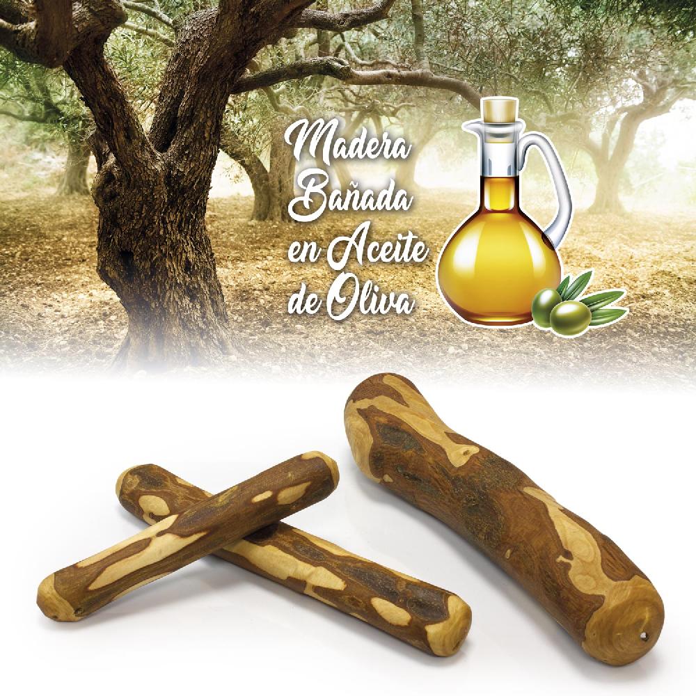 Miscota Arquivet Teether in Legno d'ulivo Nuovo