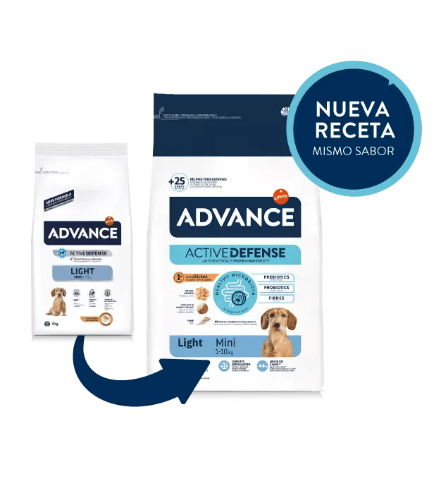 Miscota Advance Pienso Light para Perros Mini de Pollo y Arroz Negozi Online