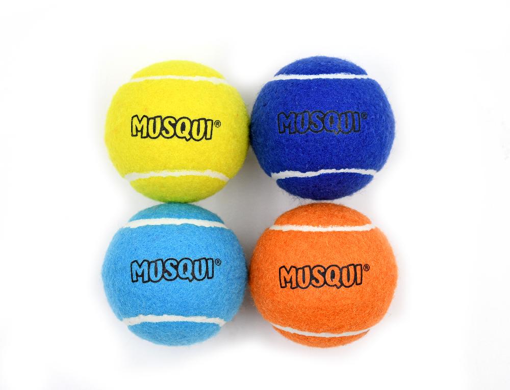 Miscota Musqui Pallina da tennis blu per cani Novità