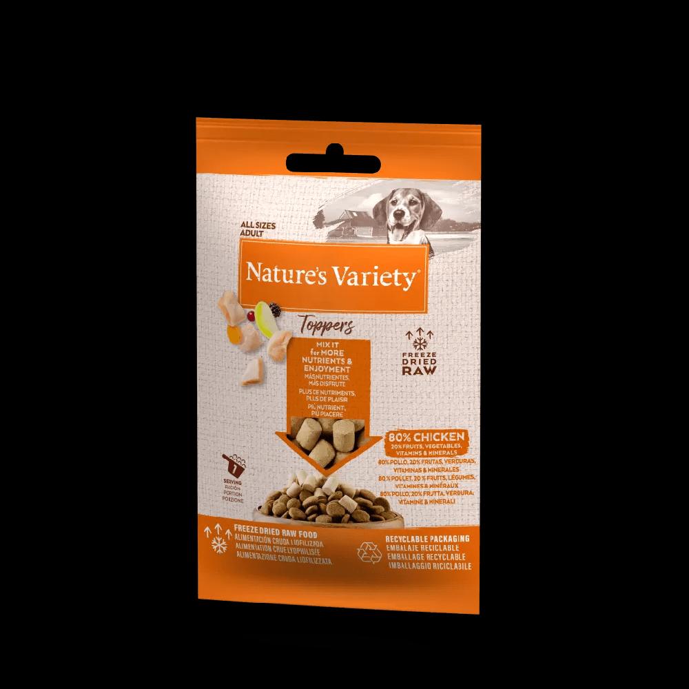 Miscota Nature's Variety Toppers de Pollo Liofilizados para Perros Liquidazione
