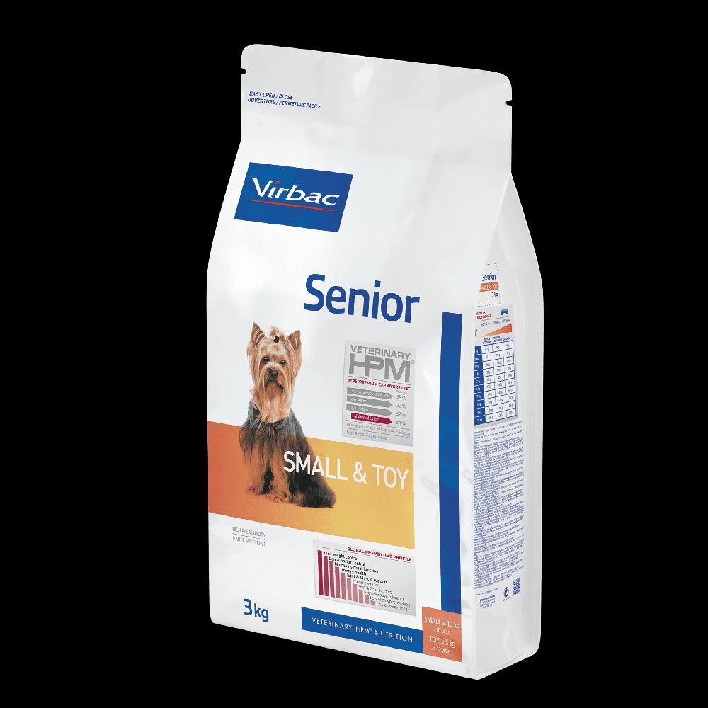 Miscota HPM Virbac Veterinary Senior Castrato Piccolo e Giocattolo per Cani Piccoli e MIni Senior Comprane uno, ottenene uno gratis