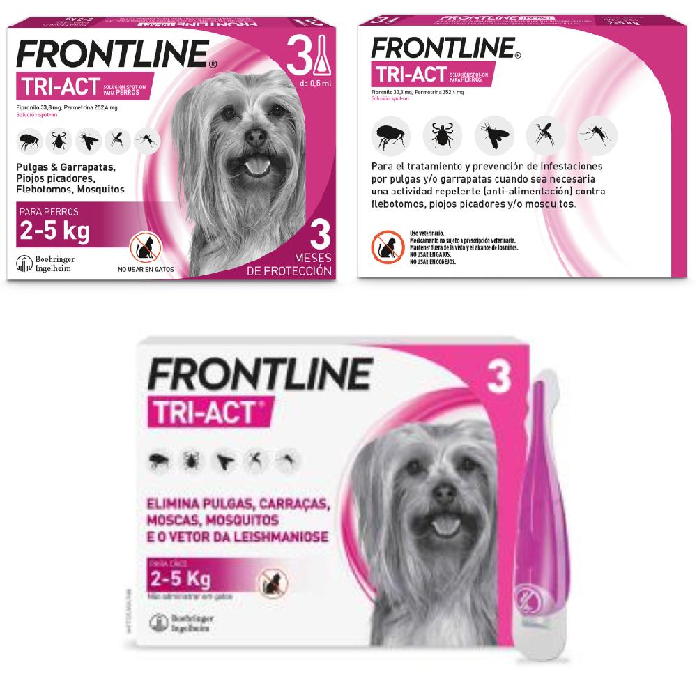 Miscota Frontline Pipette Tri Act per Cani Taglia Toy 2-5 Kg Super Saving Price